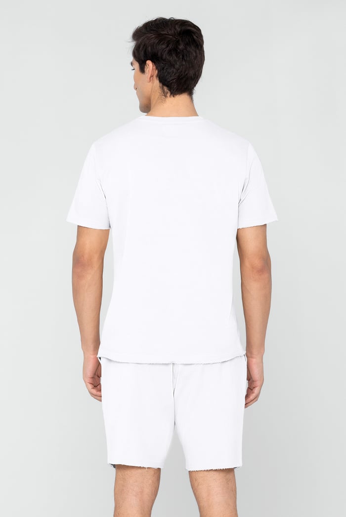 Mens Regular Fit T-Shirt & Shorts Set