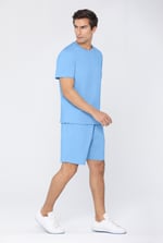 Mens Regular Fit T-Shirt & Shorts Set