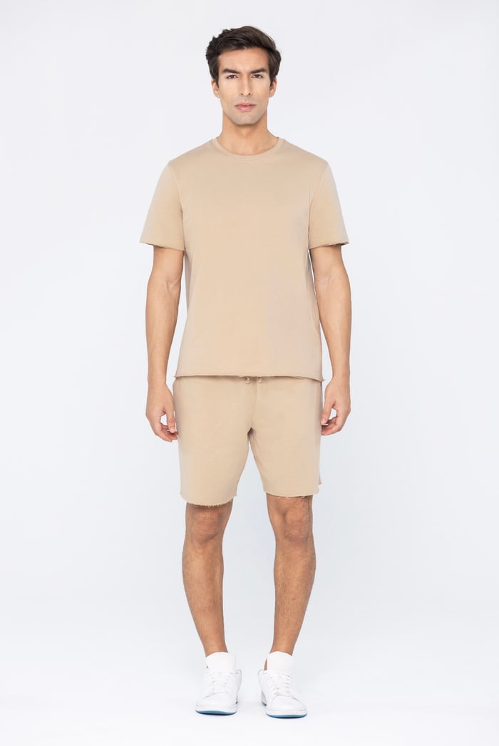 Mens Regular Fit T-Shirt & Shorts Set
