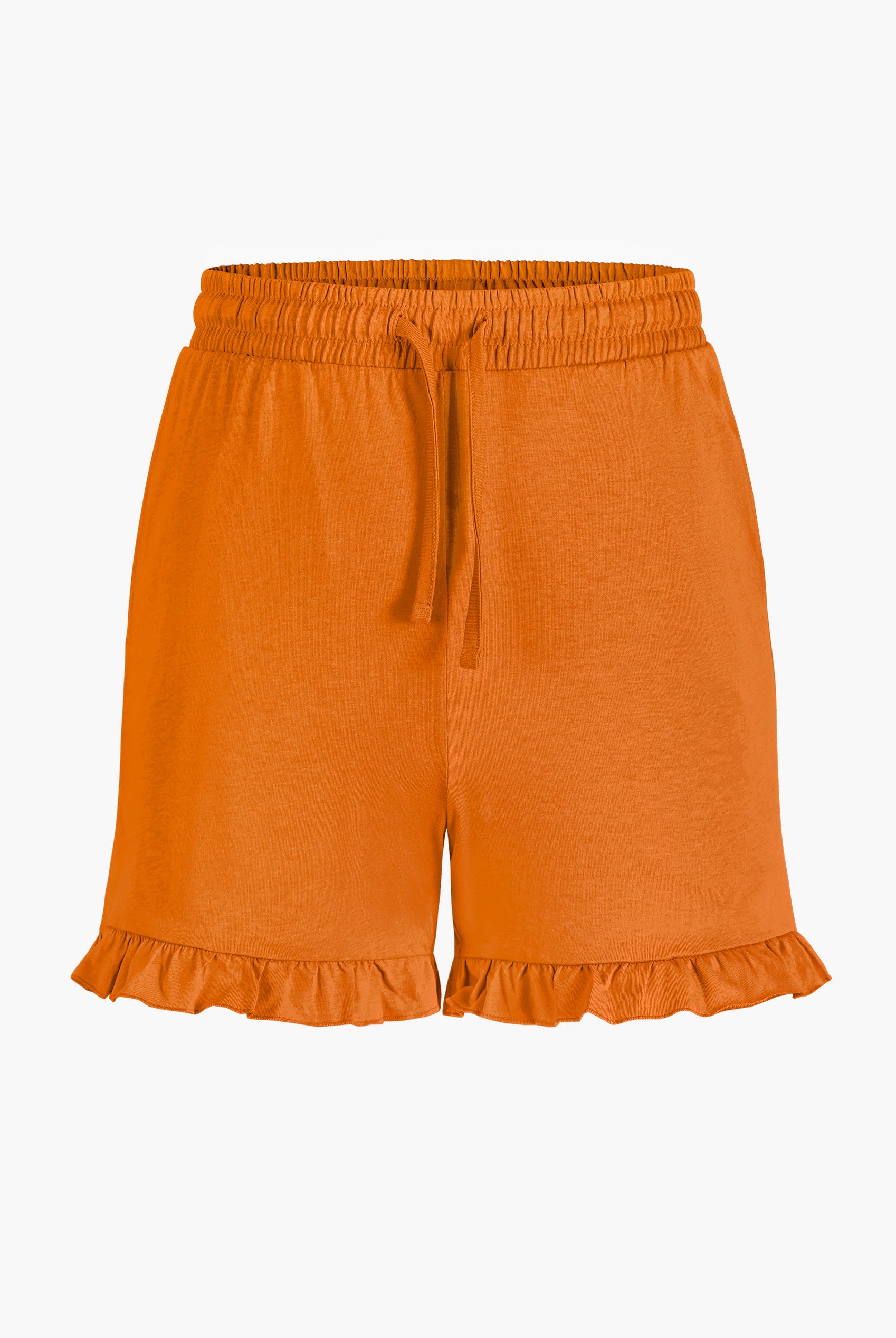 Women's Essential Shorts with Frill Hem