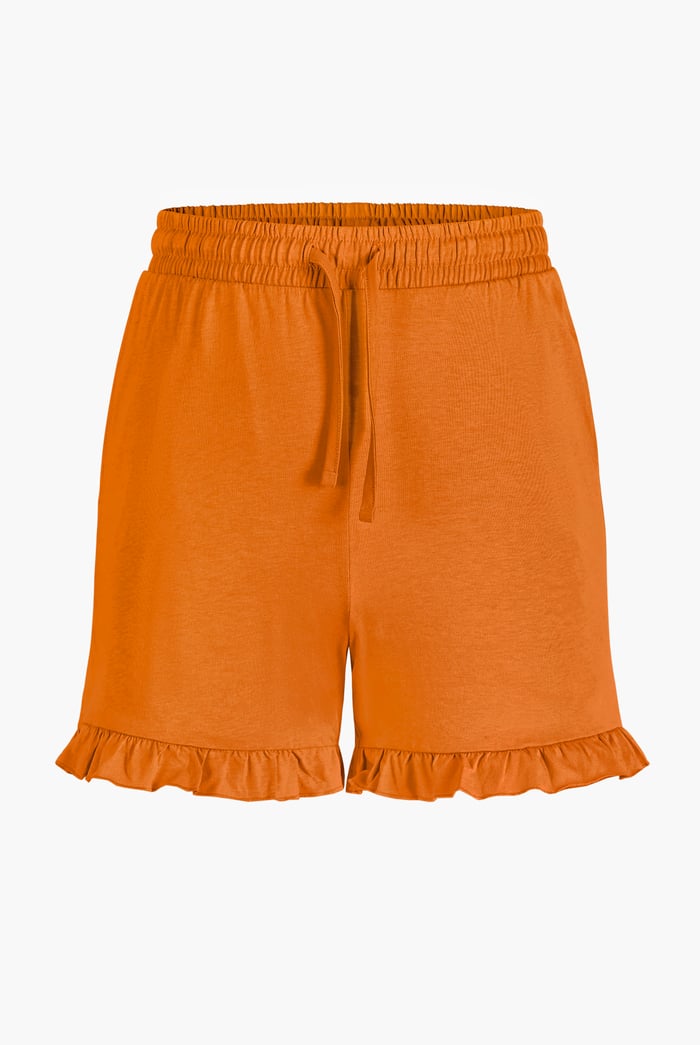 Women's Essential Shorts with Frill Hem