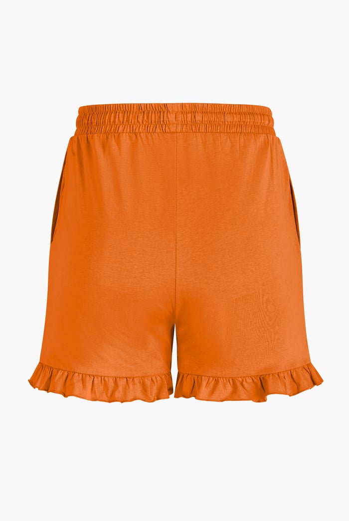 Women's Essential Shorts with Frill Hem