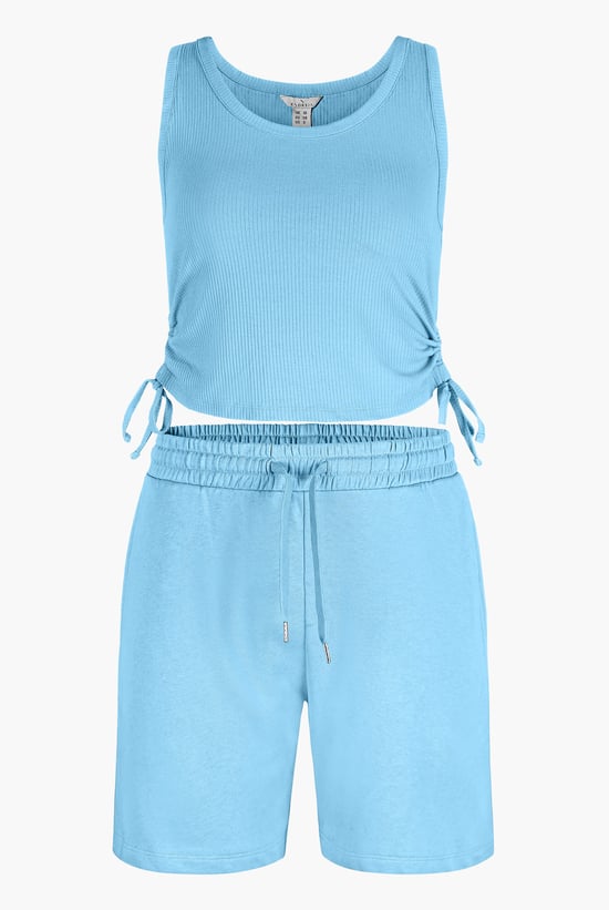 Lounge Set with Ruched Details