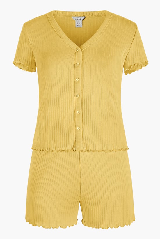 Deep V-Neck Lounge Set