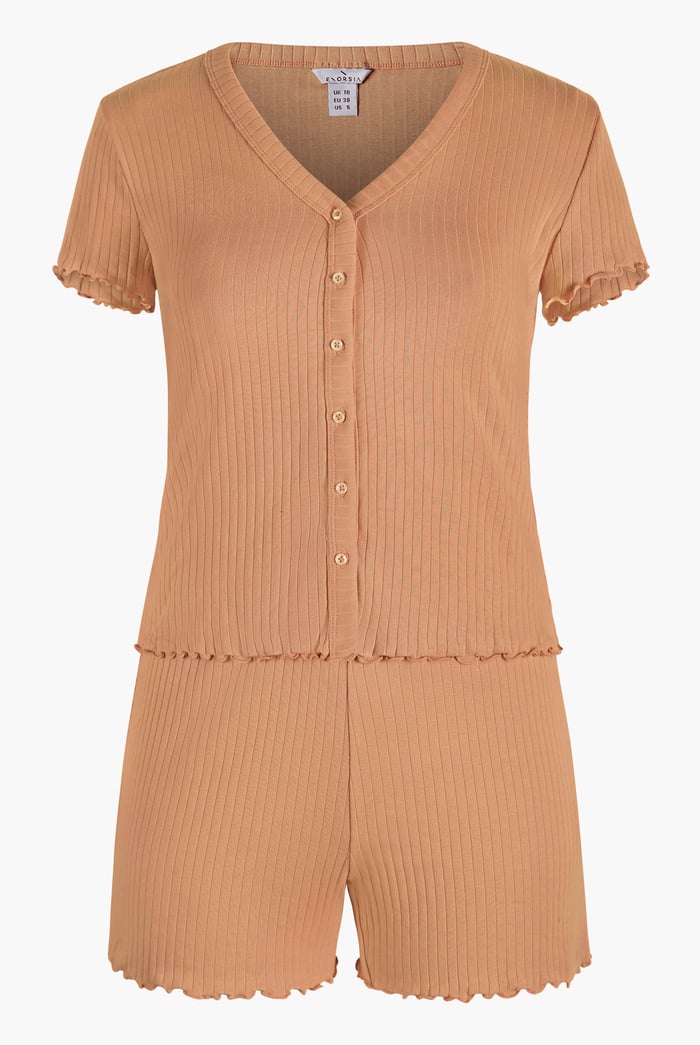 Deep V-Neck Lounge Set