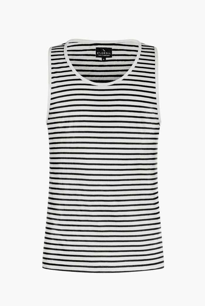 Mens Striped Tank Top