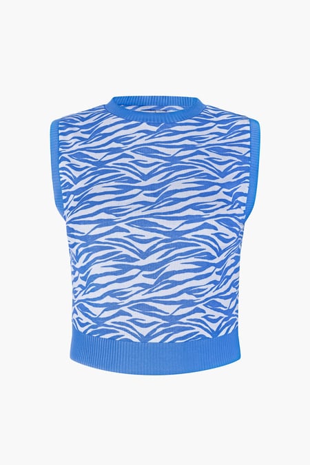 Zebra Printed Top