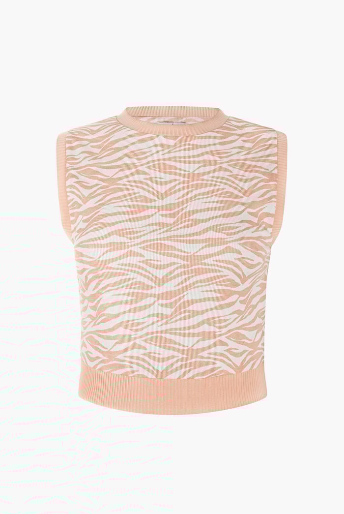 Zebra Printed Top
