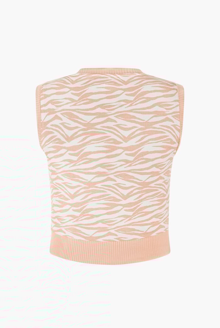 Zebra Printed Top