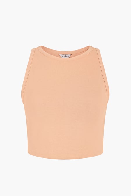 Nude Super Soft Cropped Tank Top