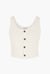 Ribbed Front Button Tank Top