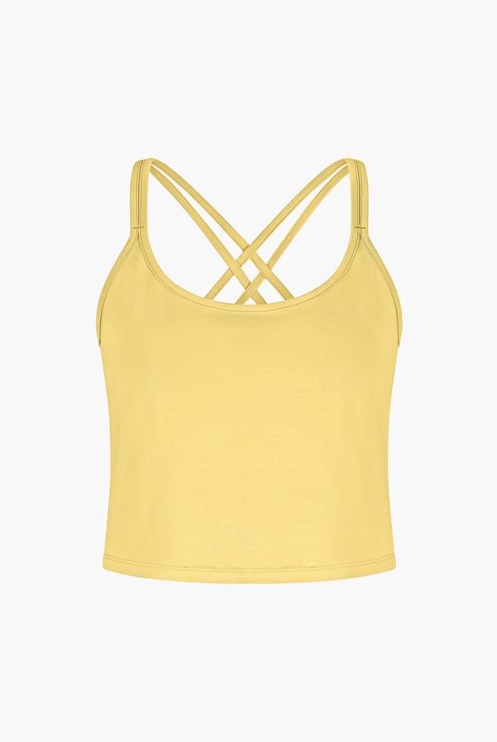 Cross Back Crop Cami