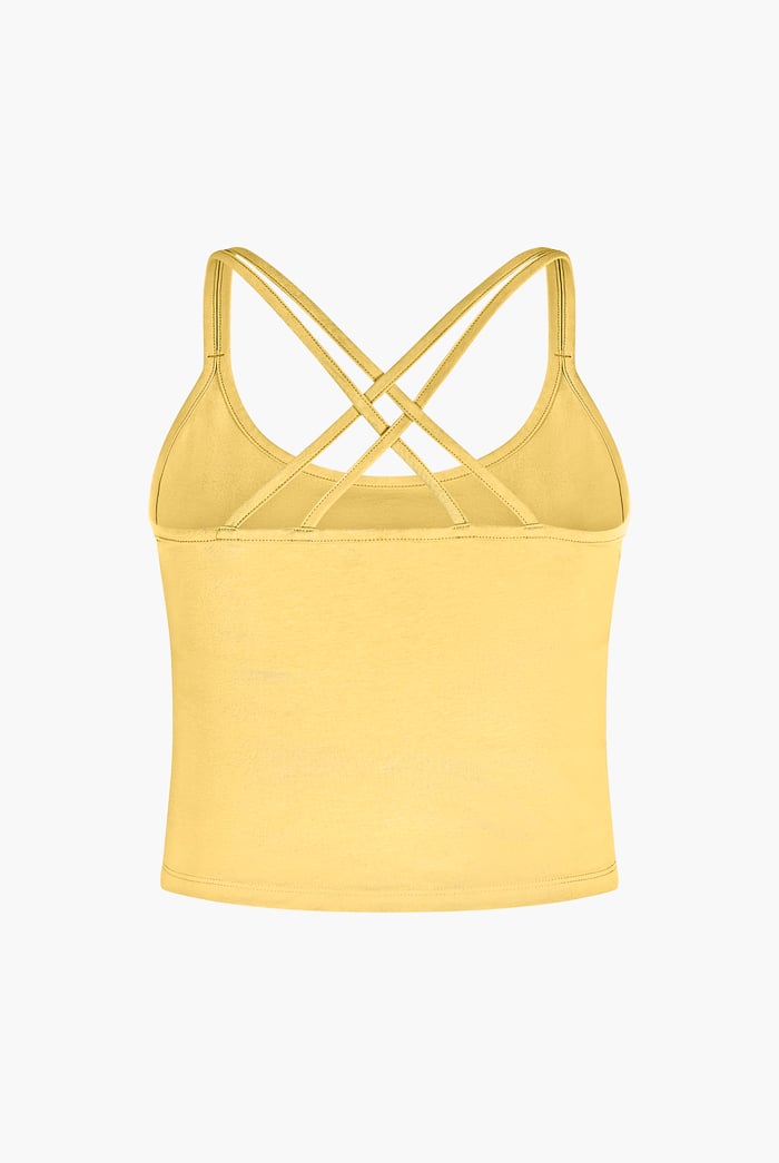 Cross Back Crop Cami