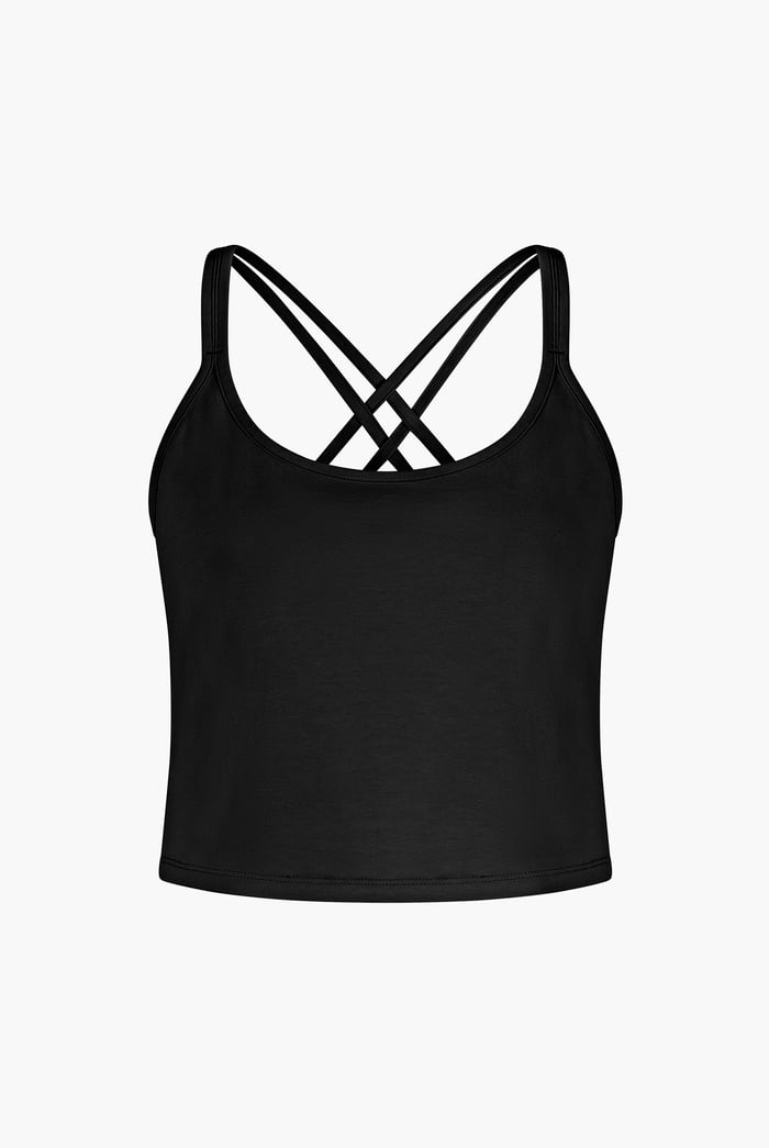 Cross Back Crop Cami