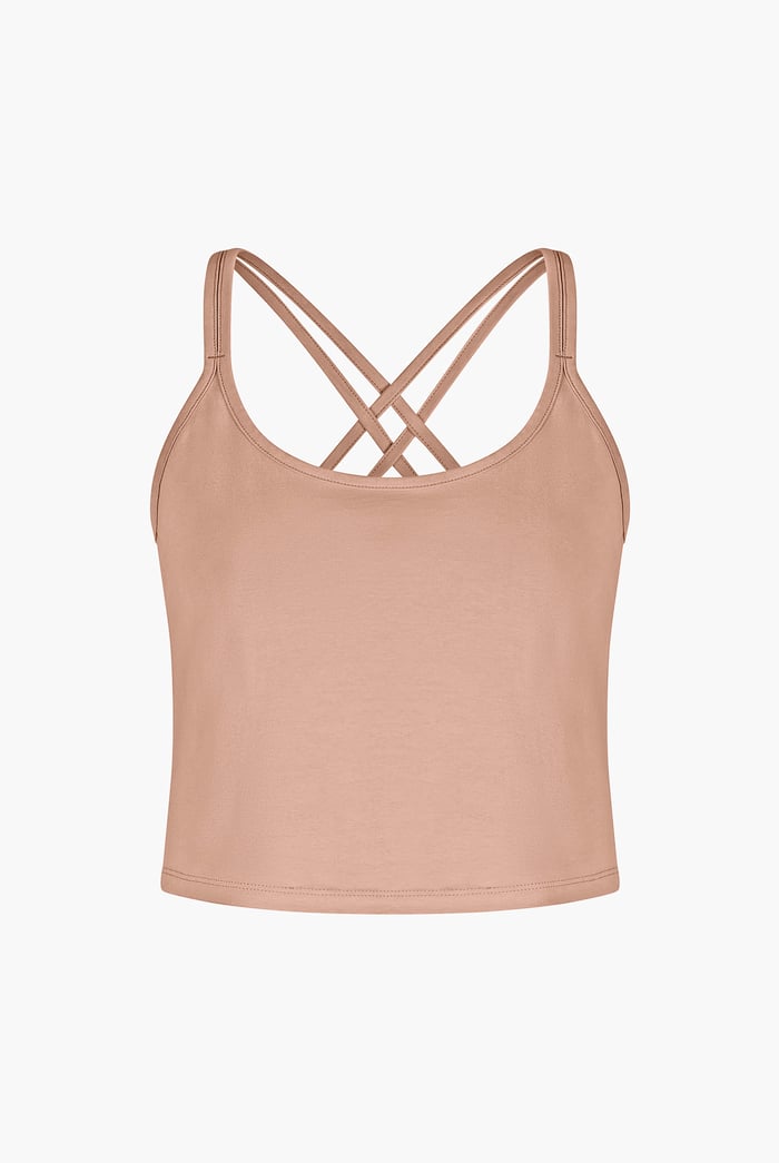 Cross Back Crop Cami