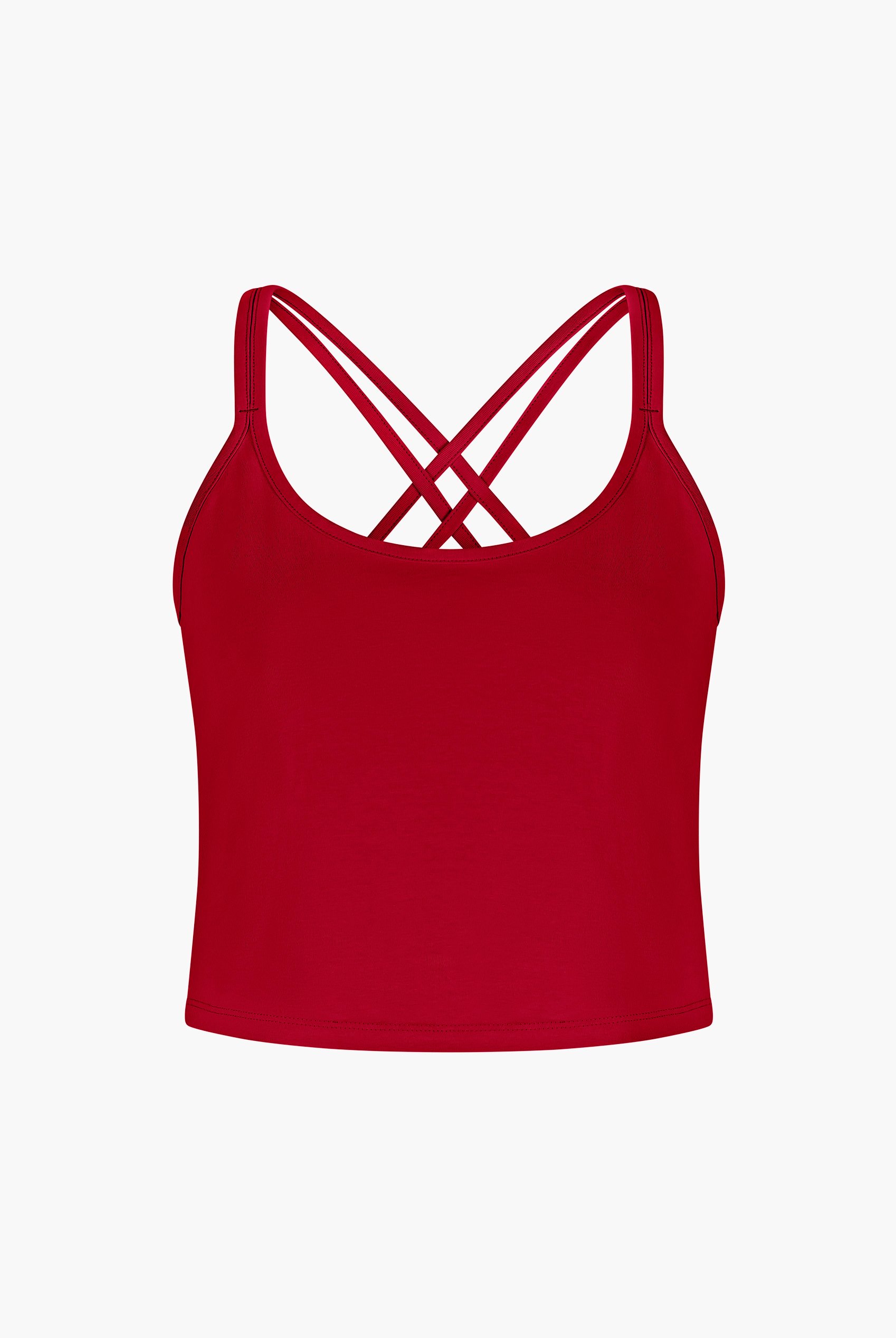 Cross Back Crop Cami