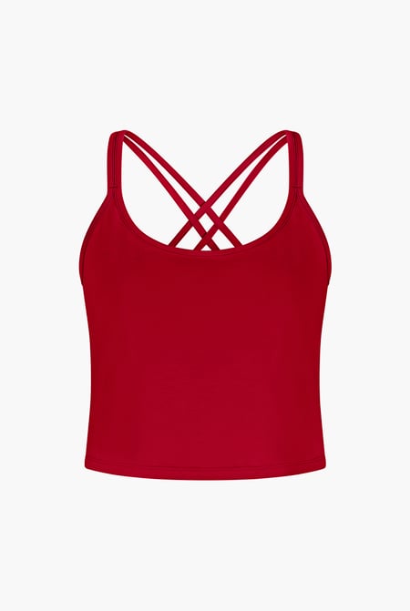 Cross Back Crop Cami