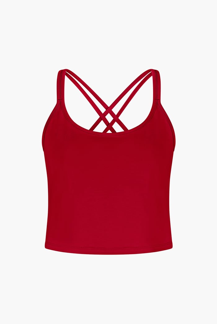 Cross Back Crop Cami