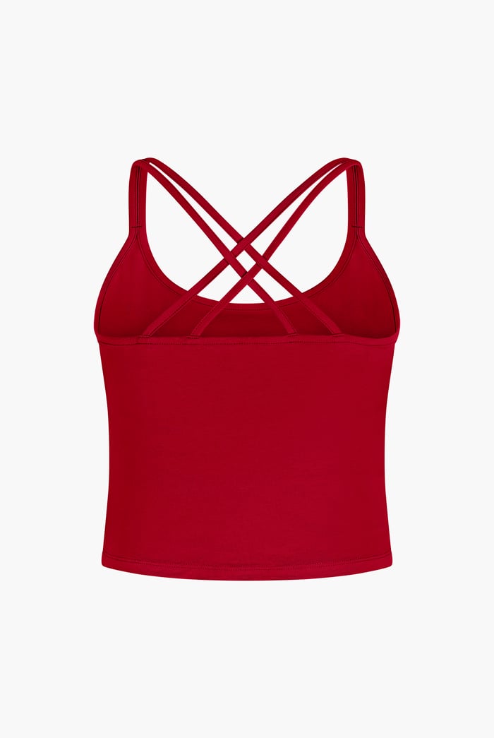 Cross Back Crop Cami
