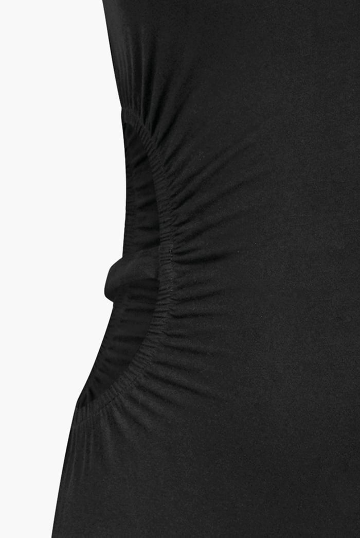 Asymmetric Neck Line Dress