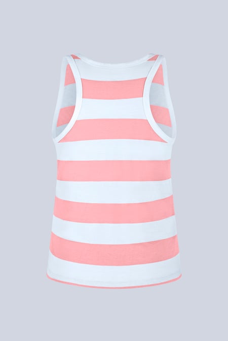 Pink Essential Stripe Tank Top