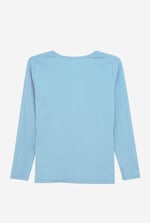 Ribbed Cycling Shorts & LS T-Shirt  Set