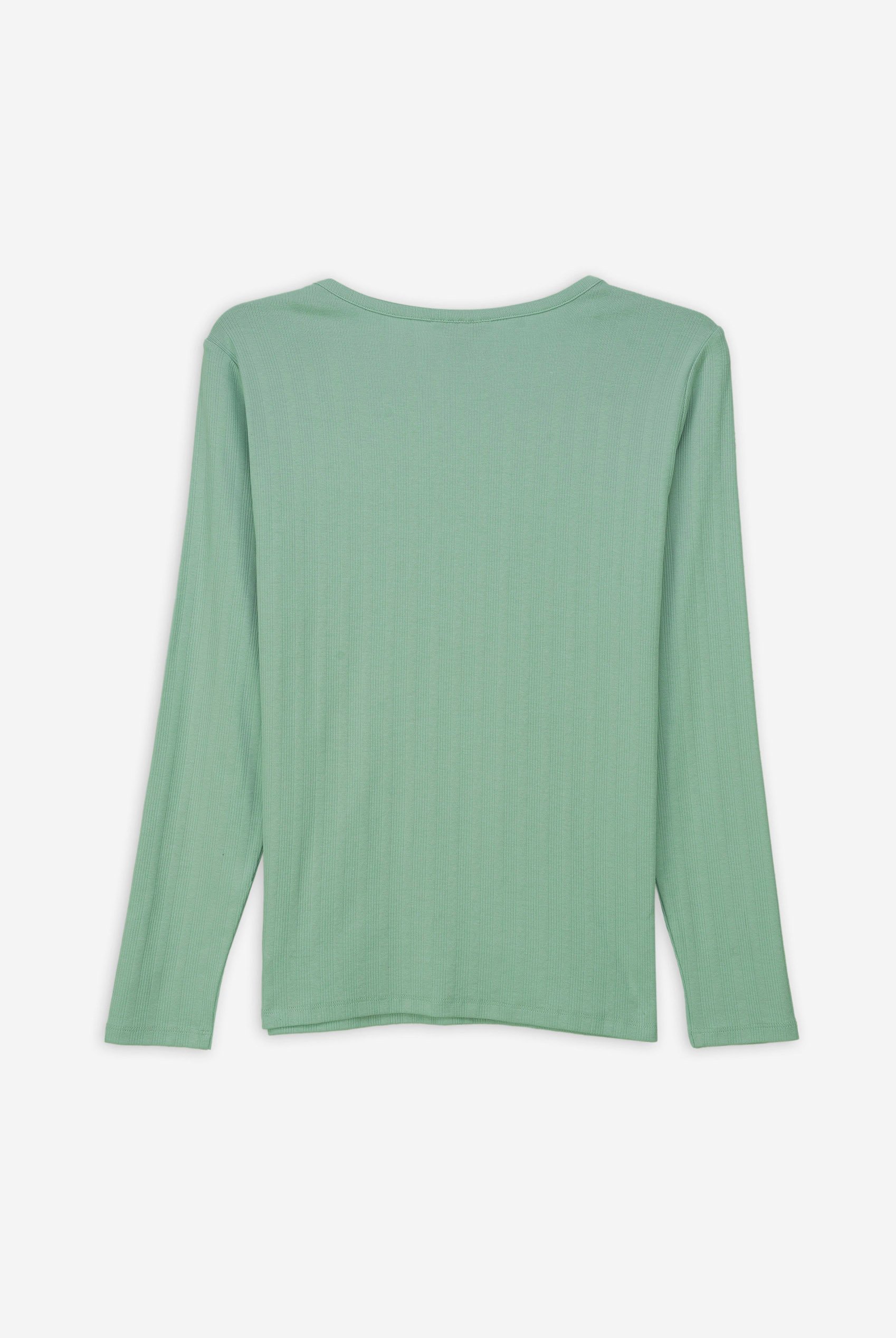 Ribbed Cycling Shorts & LS T-Shirt  Set