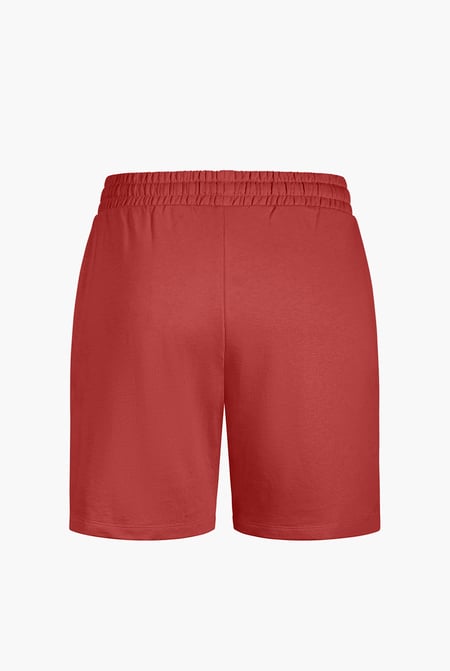 Red Essentails Jersey Shorts