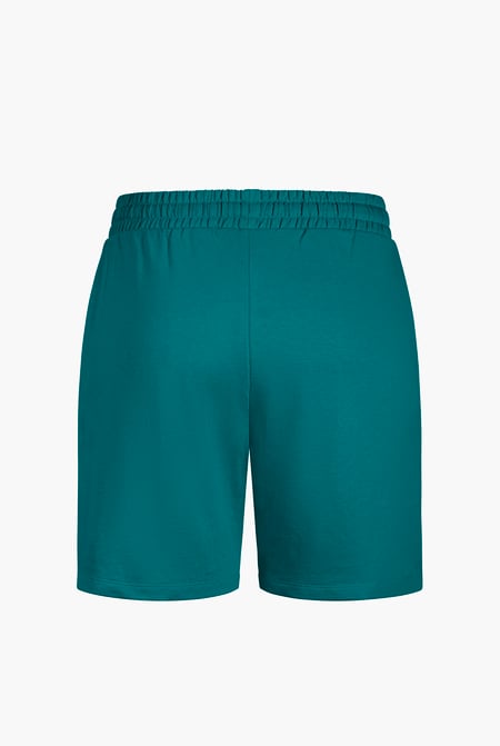 Green Essentails Jersey Shorts