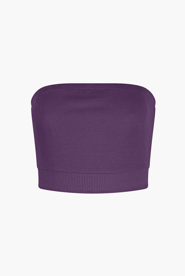 Ribbed Tube Crop Top