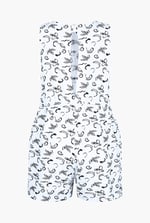 Sleeveless All Over Print Playsuit