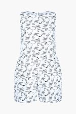 Sleeveless All Over Print Playsuit