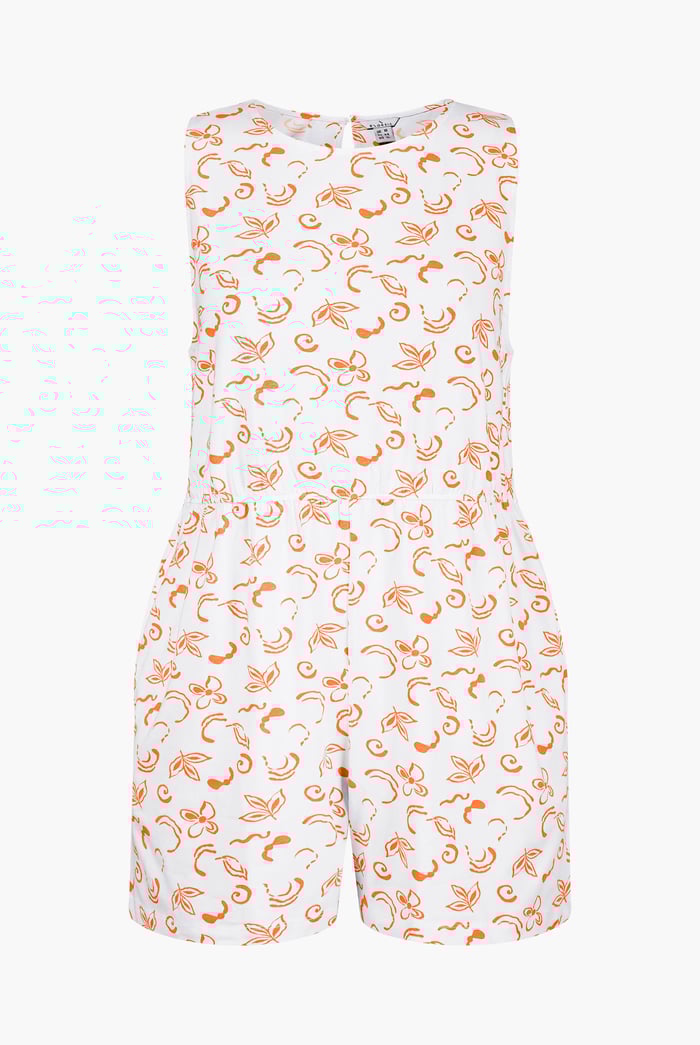 Sleeveless All Over Print Playsuit