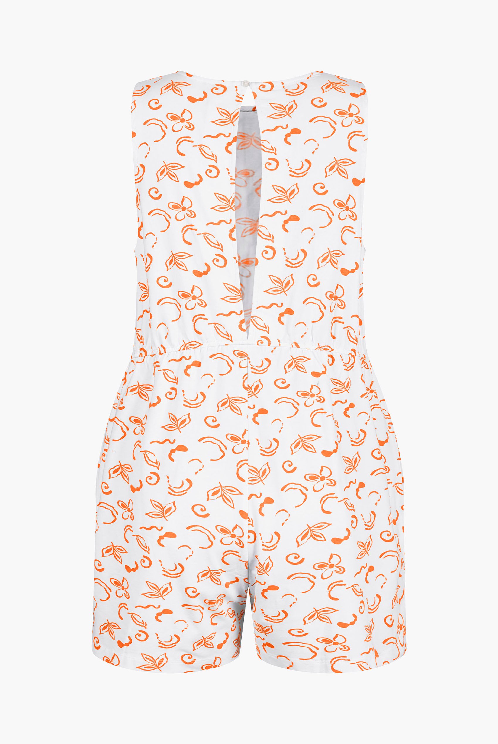 Sleeveless All Over Print Playsuit