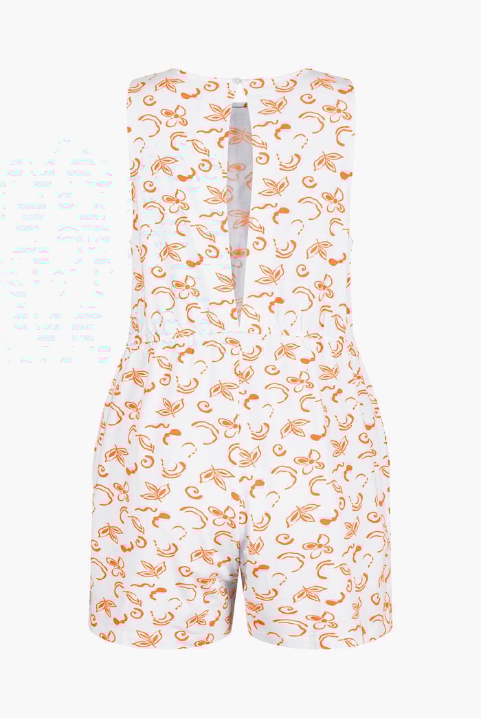 Sleeveless All Over Print Playsuit