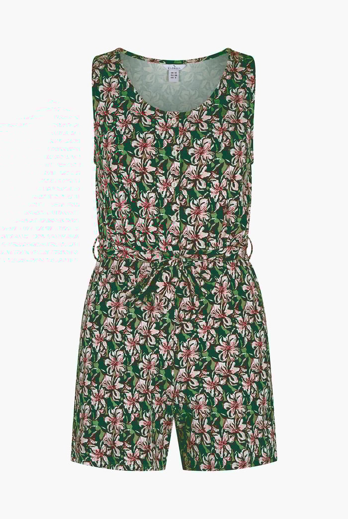 Wild Flower Print Playsuit