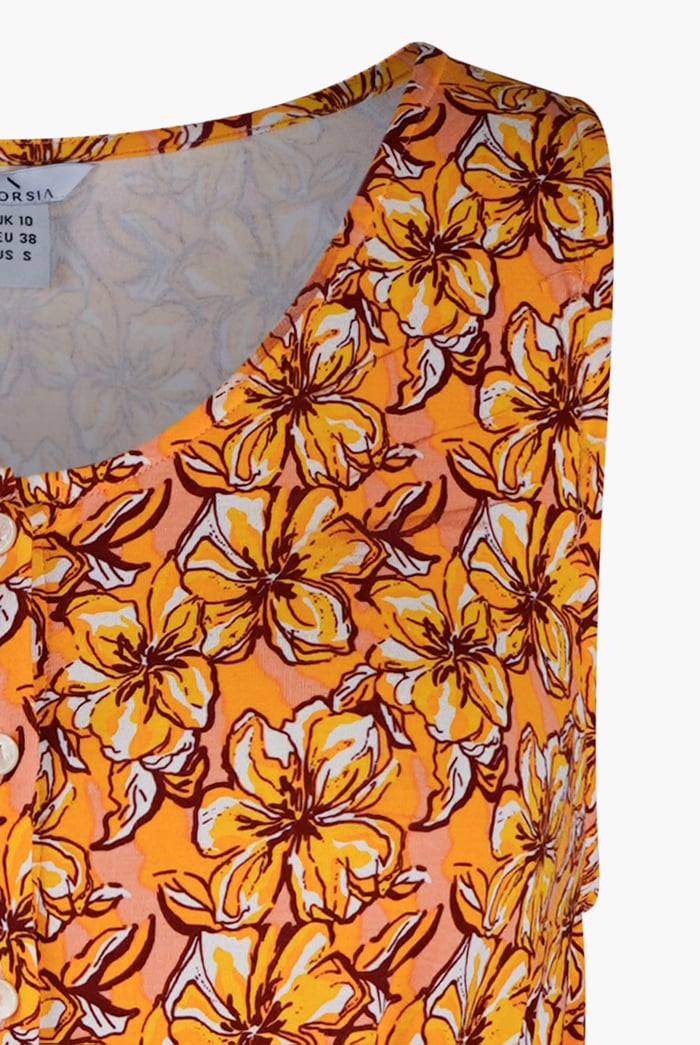 Wild Flower Print Playsuit