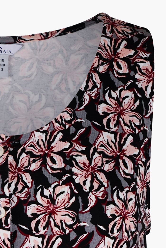 Wild Flower Print Playsuit
