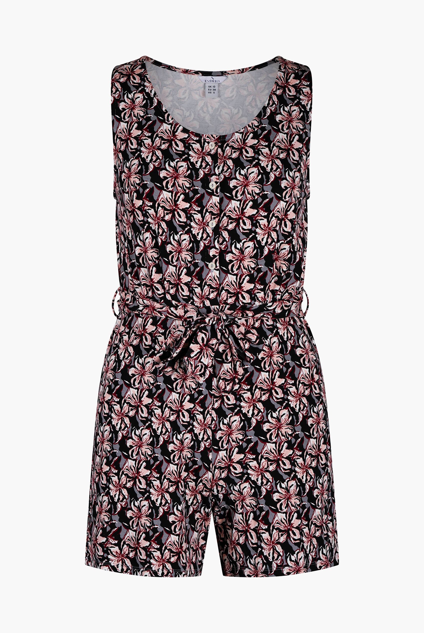 Wild Flower Print Playsuit