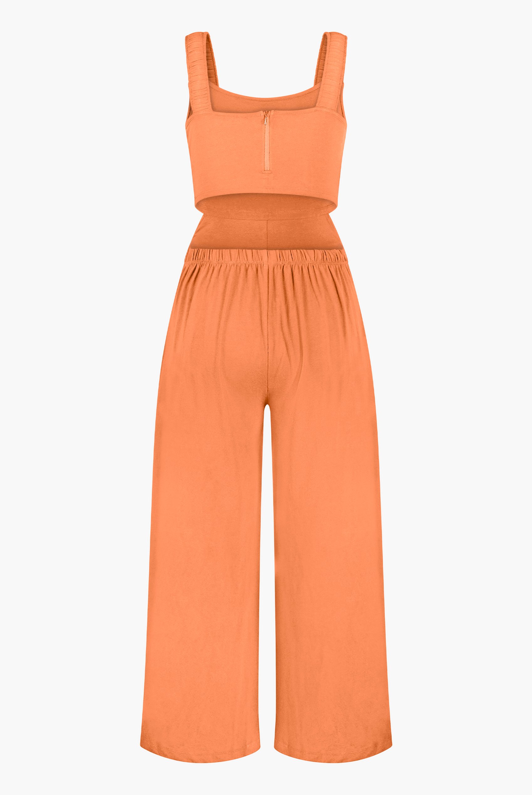 Strappy Wide Leg Jumpsuit