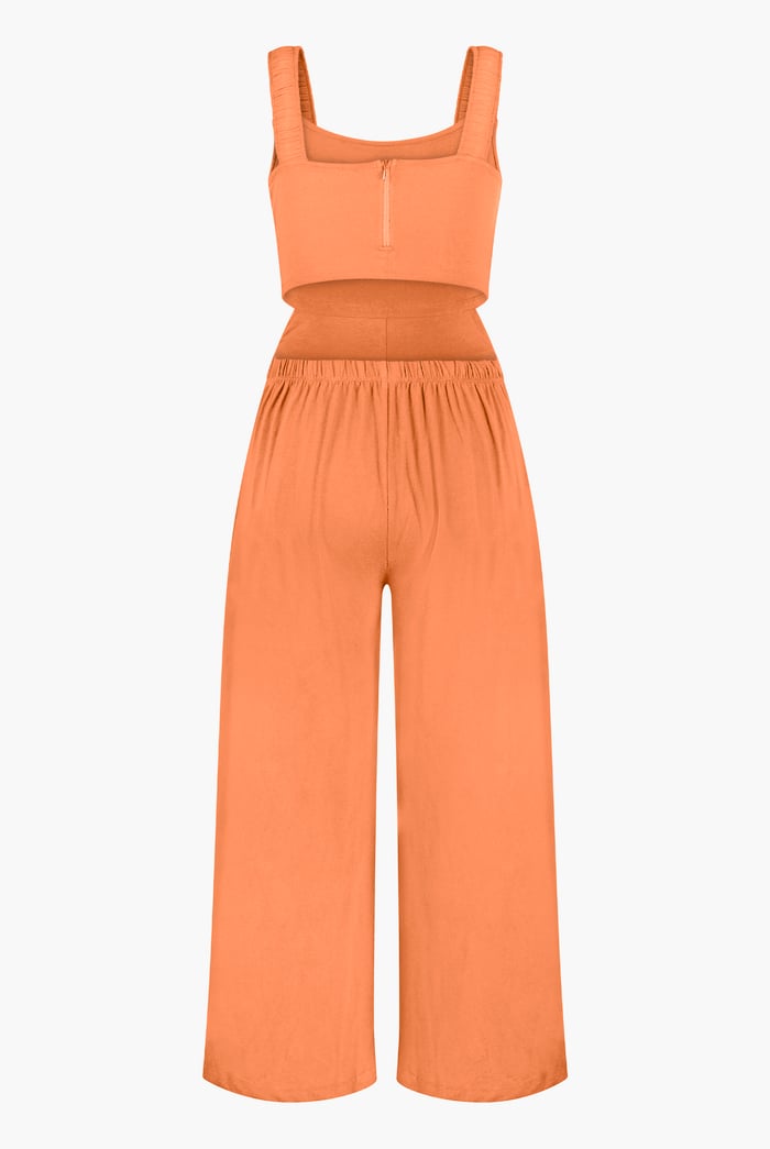 Strappy Wide Leg Jumpsuit