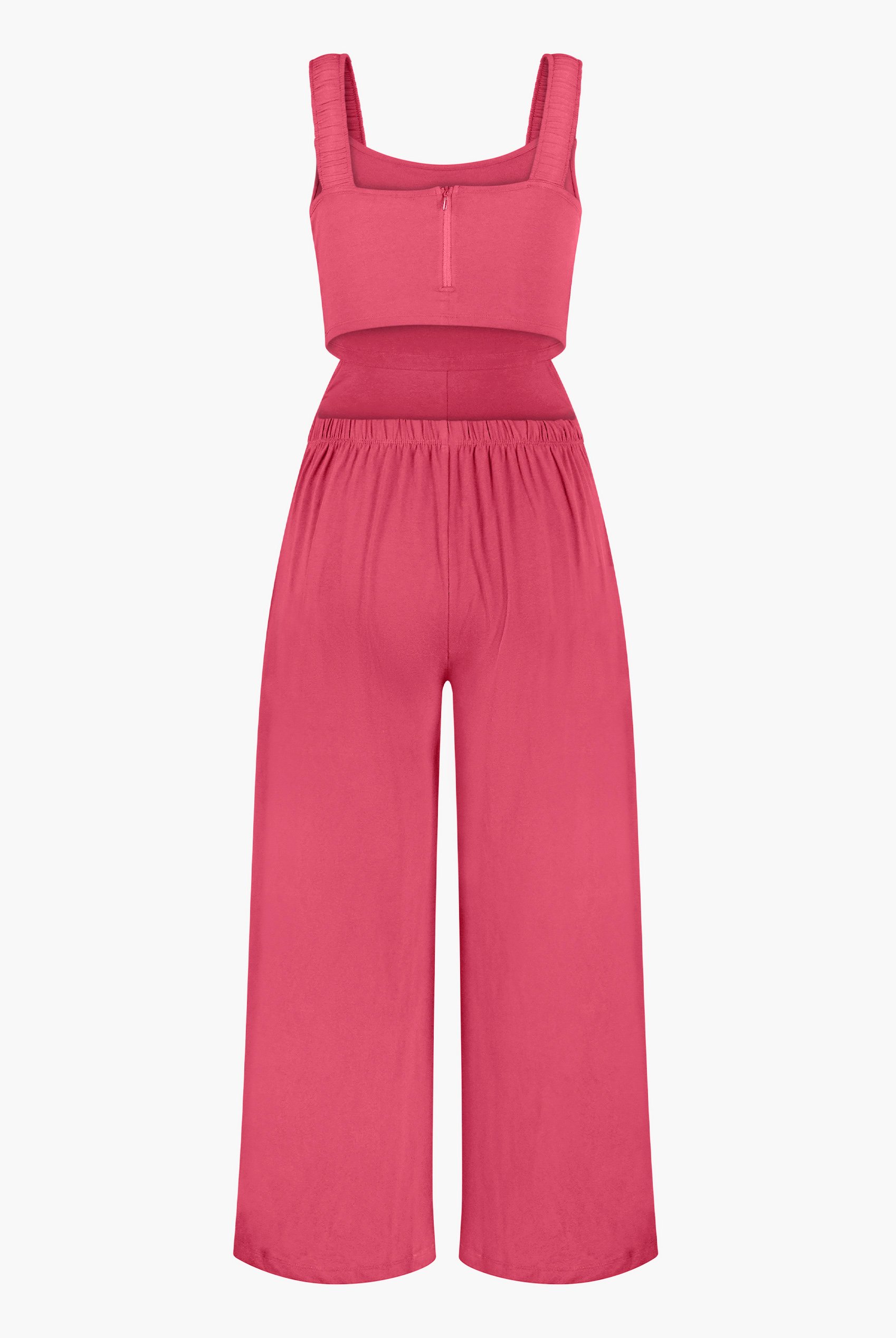 Strappy Wide Leg Jumpsuit
