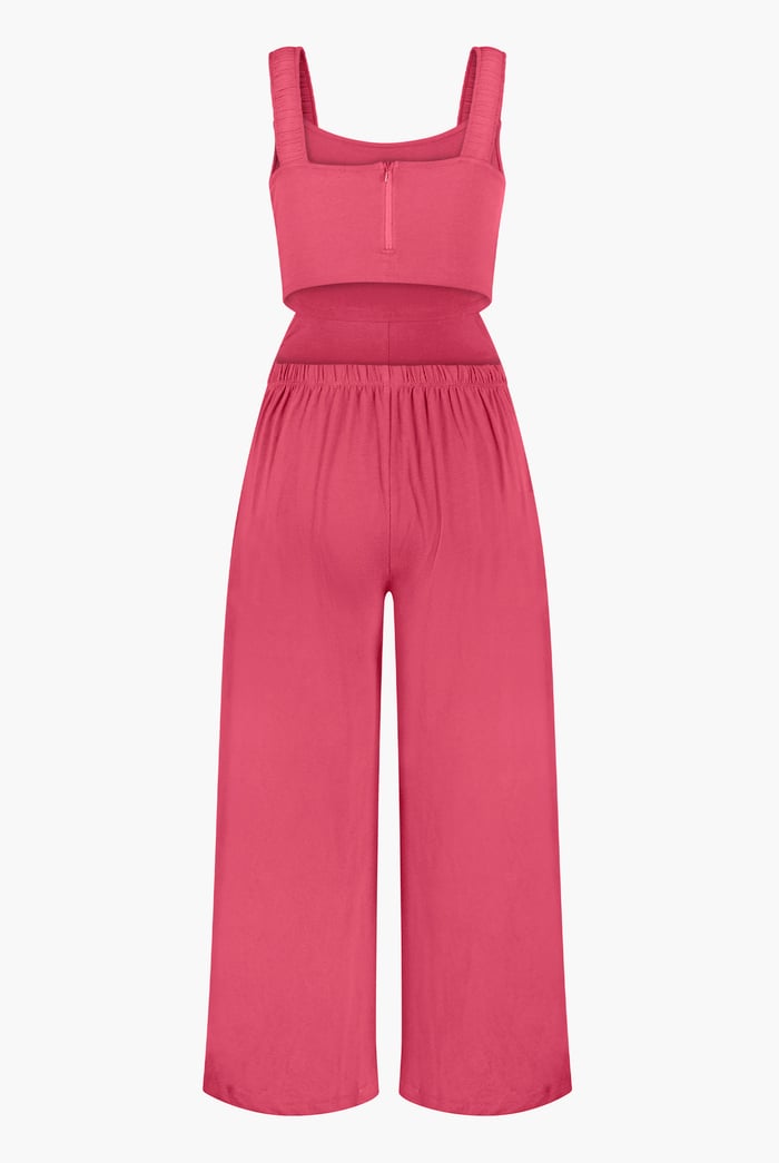 Strappy Wide Leg Jumpsuit