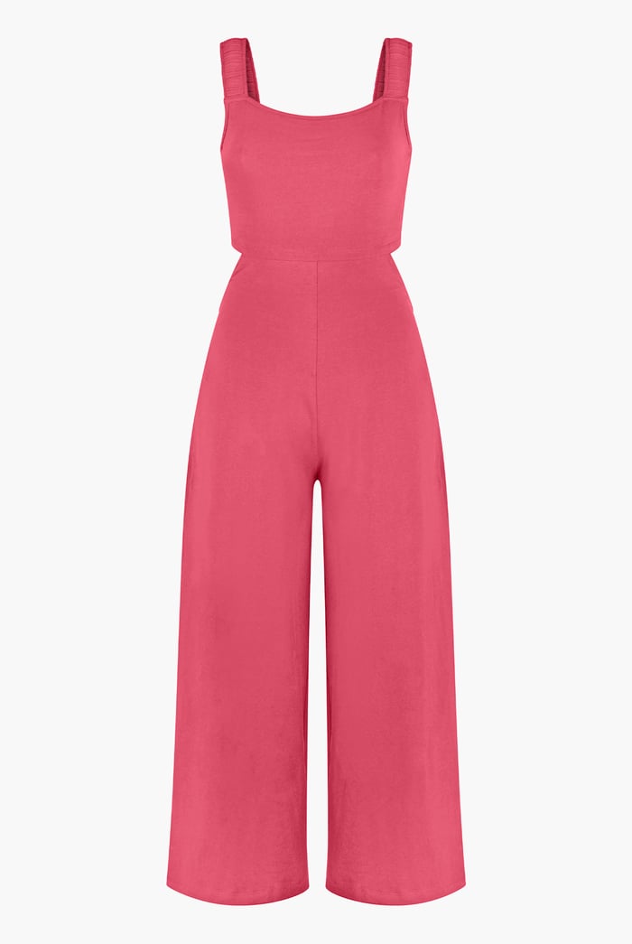 Strappy Wide Leg Jumpsuit