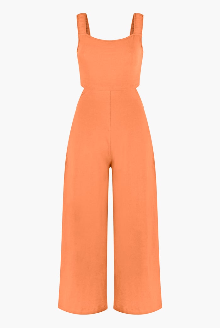 Strappy Wide Leg Jumpsuit