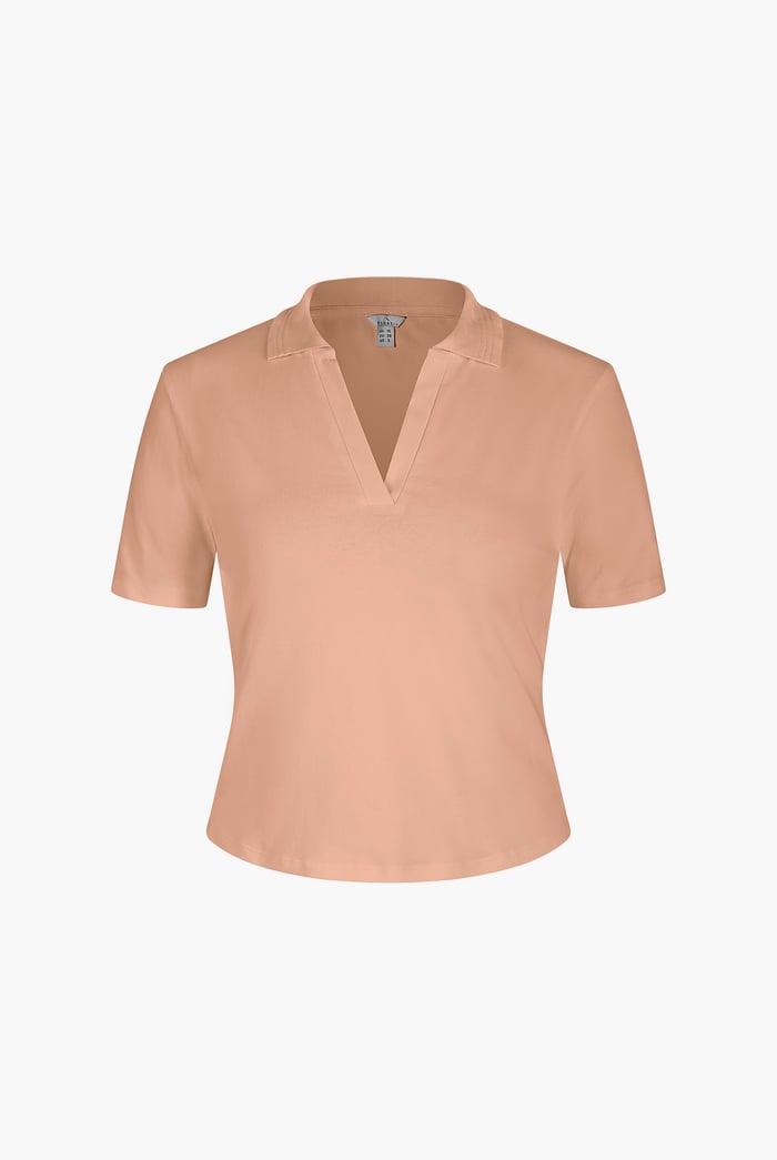 V-Neck Polo Shirt