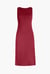 Jersey Dress with Adjustable Self-Fabric Straps