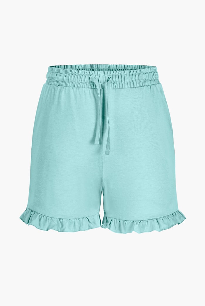 Women's Essential Shorts with Frill Hem