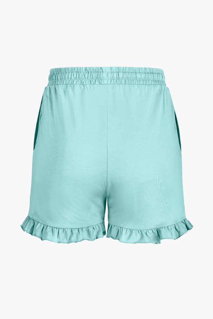 Women's Essential Shorts with Frill Hem