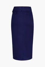 Button Detail Midaxi Skirt with Buckle Belt